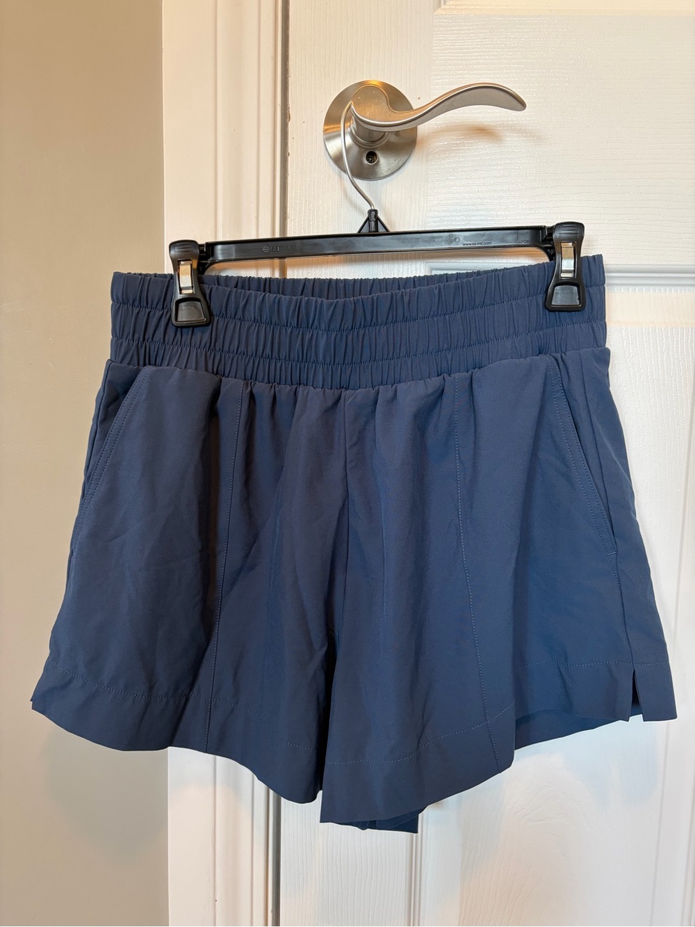 Abercrombie & Fitch Navy Blue Athletic Shorts
